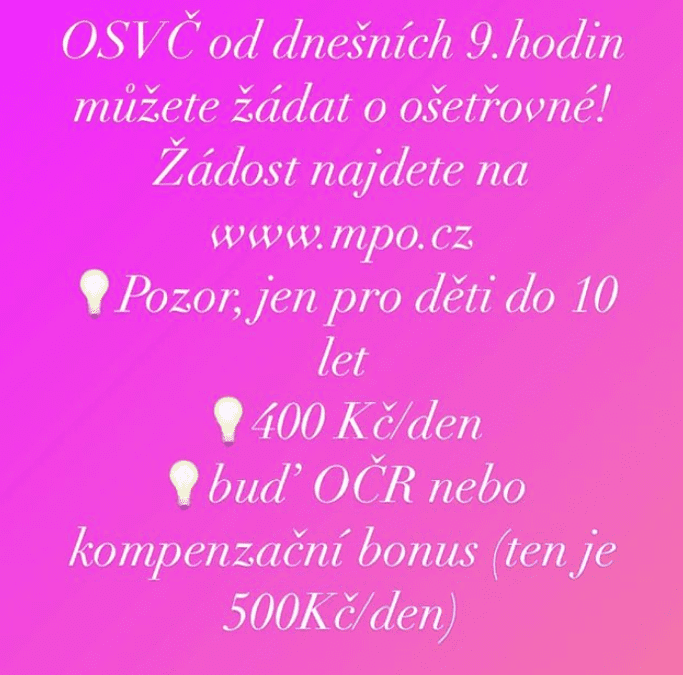 Ošetřovné pro OSVČ