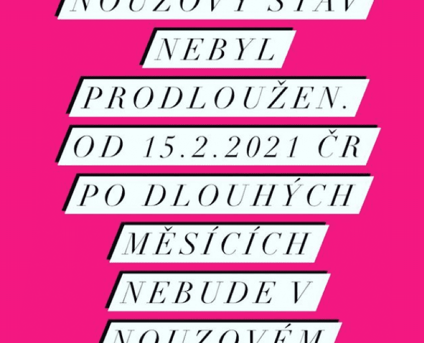 V pondělí končí nouzový stav!
