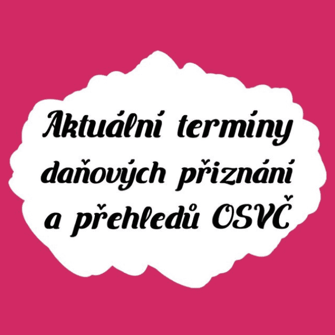 Datum odevzdání daňových přiznání?